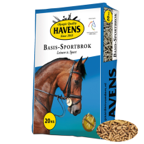 Havens Basis-Sportbrok hestefoder 25 KG.