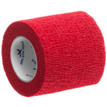 Prowrap 5x100cm. selvklæbende og åndbar bandage Rød